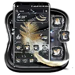 Feather Black Water Drop Theme icon