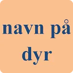 Animals names in Norwegian icon