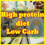 High protein diet low carb icon