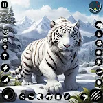Arctic White Tiger Family Sim icon