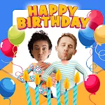 Happy birthday ecards maker icon