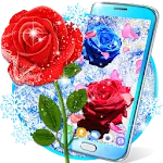 Winter rose live wallpaper icon