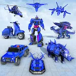 Rhino Robot: Mech Robot Game icon