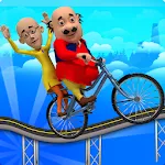 Motu Patlu Hills Biking Game icon