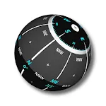 3D Globe Compass icon