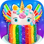 Rainbow Unicorn Cake icon