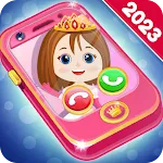 Pink Princess Baby Phone icon