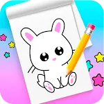 How to draw cute animals icon