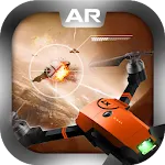 Drone with camera icon