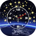 Night Star Clock Wallpaper icon