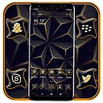 3D Triangle Black Theme icon