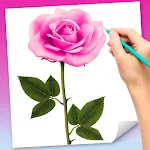 Draw Flowers Step By Step icon