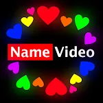 Name Video Maker - text art icon