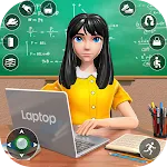 School Teacher Game School Day icon