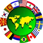 Capital Map Flag - geo quiz icon