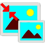 Resize photo icon