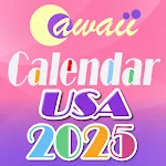 Cawaii Calendar 2025 icon