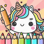 Kawaii Unicorn: Coloring World icon