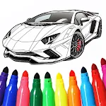 Cars Coloring & Drawing Game icon