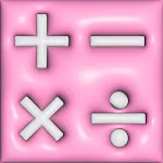 Pink Calculator icon