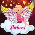 English funny cartoon stickers icon