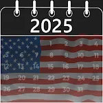 usa calendar 2025 icon