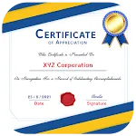 Certificate Card Maker App icon