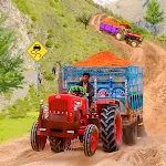 Farming Tractor Trolley Game icon