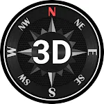 Compass Steel 3D icon