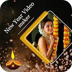 New Year Video Maker with Song icon