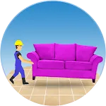 Take out sofas - help workers icon