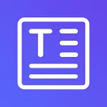 Sticky Notes text widget icon