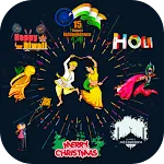 Festival Stickers for whatsapp icon