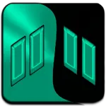 Wicked Teal Icon Pack icon