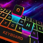 Neon LED Keyboard: Emoji, Font icon