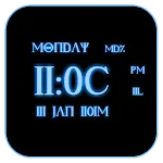 Roman Digital Clock Lwp icon