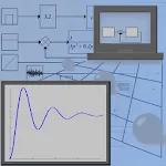 Control systems simulation icon