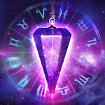 Divination pendulum real icon