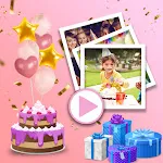 Birthday Photo Frame With Song icon