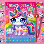 Kittycorn Diary for Kids icon