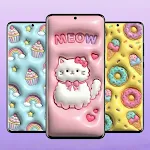 Cute 3d Backgrounds for Girls icon