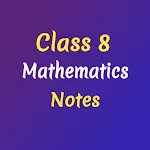 Class 8 Math Notes icon