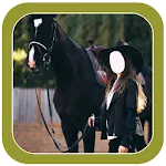 Girl Horse Photo Suit icon