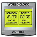 World Clock Dual Digital Clock icon