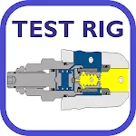 Hydraulic test rigs simulation icon