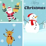 Christmas Grid Photo Collage icon