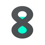 Time Rise - Digital hourglass icon