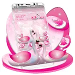 Swan Pink Love Launcher Theme icon