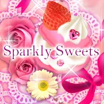 Pink Wallpaper Sparkly Sweets icon