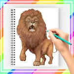 How to Draw Lion Step by Step icon